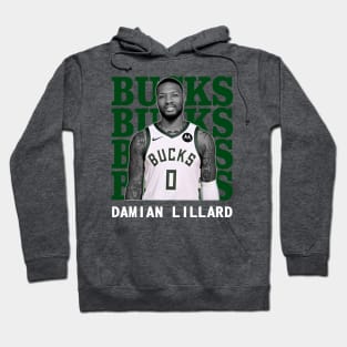 Milwaukee Bucks Damian Lillard 0 Hoodie